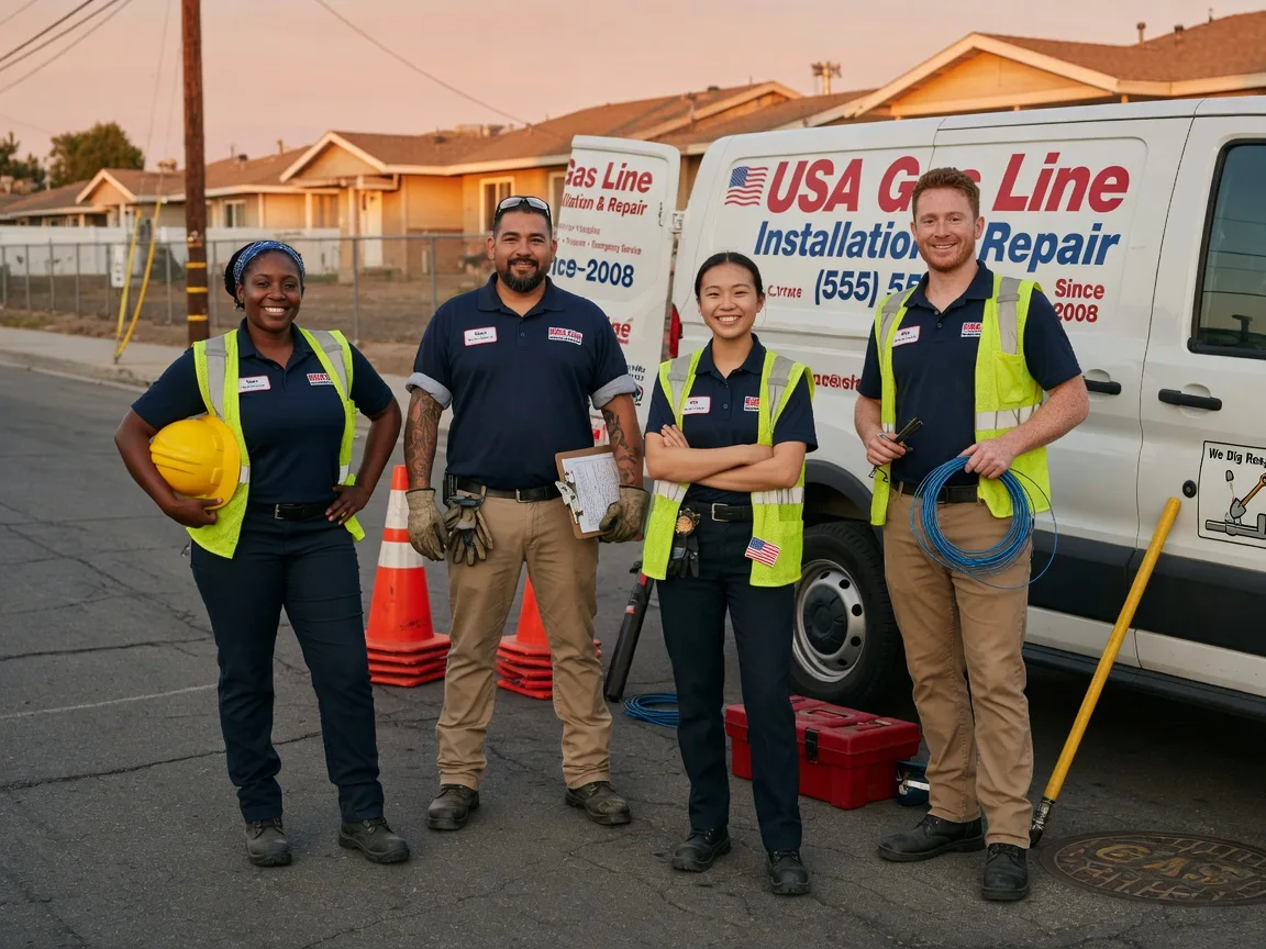 Gas Line Installation company in Crary, ND